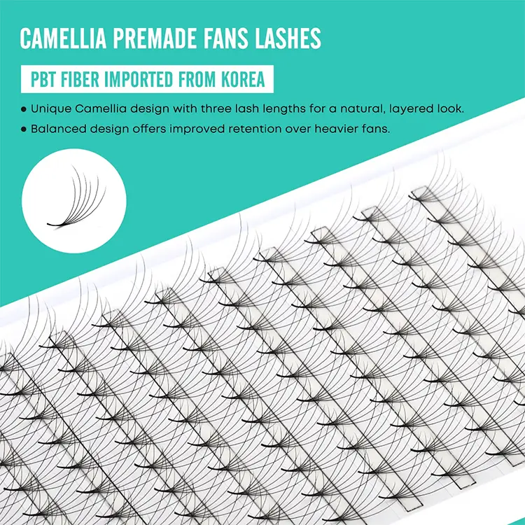 Camelia Fan Lash extensiones