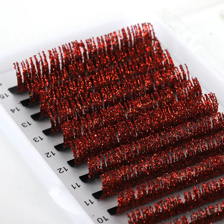Rubrum splendore Lash extensio